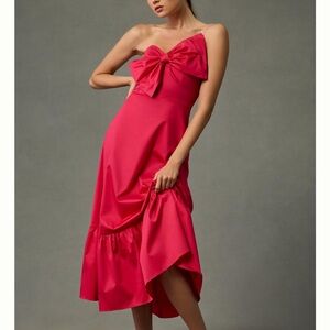 Anthropologie Hutch Bow-Tie Maxi Dress